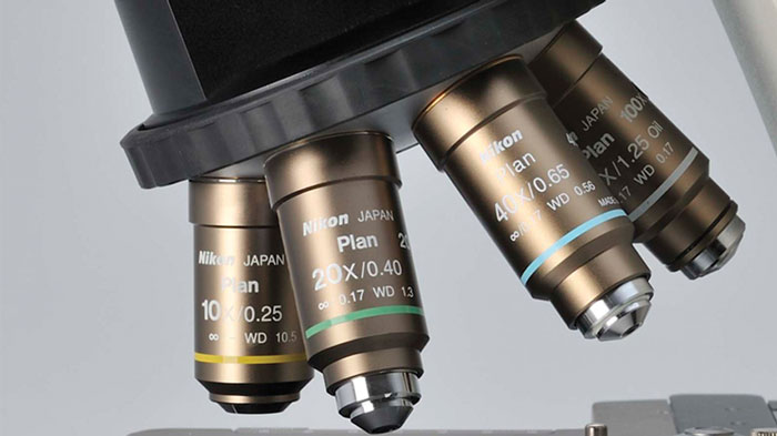 Nikon microscope lenses
